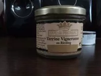 Suhkru kogus sees Terrine Vigneronne au riesling