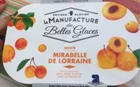 Количество сахара в Sorbet plein fruit à la mirabelle de Lorraine