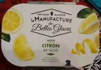 Jumlah gula yang masuk Sorbet plein fruit au citron de Sicile