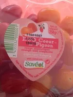 Sokerin määrä sisällä Duo cœur pigeon