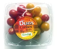 Sokerin määrä sisällä Les Duos Cerises, Rouge acidulée Jaune fruitée 250 g - Savéol