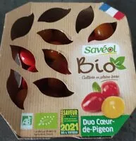 Sokerin määrä sisällä Tomate cerise Duo duo cœur-de-pigeon bio