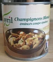 İçindeki şeker miktarı Champignons blonds émincés coupe épaisse