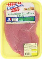 Suhkru kogus sees Escalope de dinde Douce France Extra fine x2