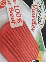 含糖量 Steaks hachés 100% pur bœuf Oriental Viandes