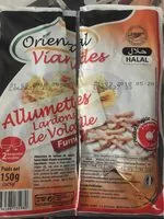 Jumlah gula yang masuk Allumettes Lardons de Volaille Fumés Halal
