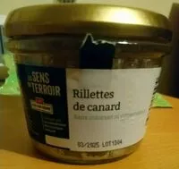 Cantidad de azúcar en Rillettes de canard