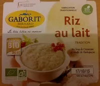 Sucre et nutriments contenus dans Gaborit bernard