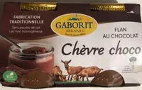 Amount of sugar in Chèvre choco - flan au chocolat