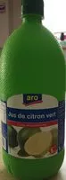 चीनी की मात्रा Jus de citron vert