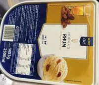 Cantidad de azúcar en Crème glacée rhum avec raisin macéré au rhum