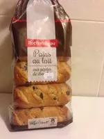 Suhkru kogus sees Pain au Lait et Pépites de Chocolat
