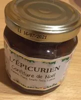 İçindeki şeker miktarı Confiture de Noël