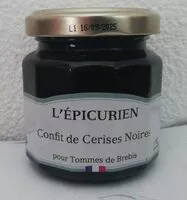 İçindeki şeker miktarı Confit De Cerises Noires