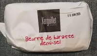 入っている砂糖の量 Beurre de baratte demi-sel