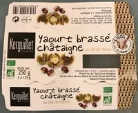 Suhkru kogus sees Yaourt brassé châtaigne