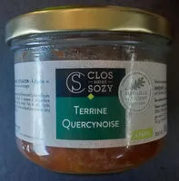 Sucre et nutriments contenus dans Clos saint sozy