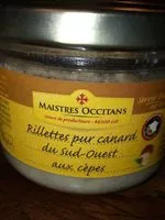 入っている砂糖の量 Rillettes pur canard aux cèpes