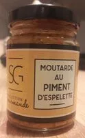 Zuckermenge drin Moutarde au piment d'Espelette