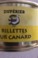 Zuckermenge drin Rillettes pur canard