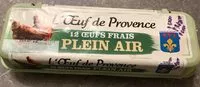 Quantité de sucre dans Œufs frais moyens plein air L'Œuf de Provence