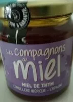 Zuckermenge drin Les compagnons du miel. Miel de thym