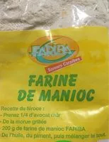 Zuckermenge drin Farine de manioc