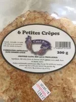 Sucre et nutriments contenus dans Creperie castel roc