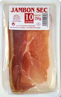 Quantité de sucre dans Jambon sec
