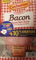 İçindeki şeker miktarı Bacon Tranches Fines