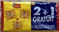 İçindeki şeker miktarı Petits Bâtons de Berger Nature (2+1 gratuits)