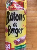 Sucre et nutriments contenus dans Baton de berger a croquer