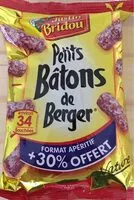 İçindeki şeker miktarı Petits batons de bergers
