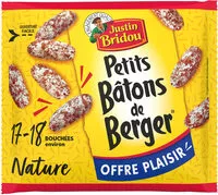 İçindeki şeker miktarı Petits bâtons de Berger