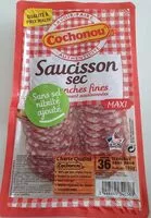 İçindeki şeker miktarı Saucisson sec tranches fines