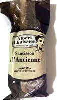 Sucre et nutriments contenus dans Albert lhuissier