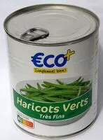 Jumlah gula yang masuk Haricots vert très fins