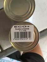 Sokerin määrä sisällä Double concentré de tomates