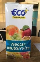 चीनी की मात्रा Nectar multifruits Éco+