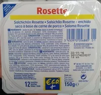 Amount of sugar in Rosette