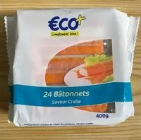 Quantité de sucre dans Bâtonnets saveur Crabe