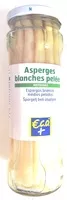 İçindeki şeker miktarı Asperges blanches pelées