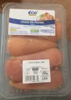 चीनी की मात्रा Filets de poulet jaune