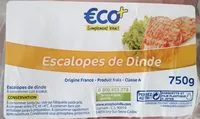चीनी की मात्रा Escalopes de dinde