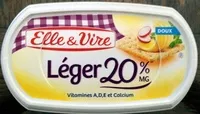 Sokerin määrä sisällä Le Beurre Léger 20%MG Doux Barquette