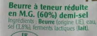 Sucre et nutriments contenus dans Montfleuri