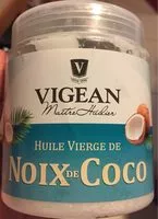 Quantité de sucre dans HUILE VIERGE DE NOIX DE COCO