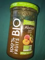 含糖量 Confiturelle abricots bio 100% fruits allégée en sucres