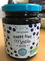 Sucre et nutriments contenus dans Happy fruit