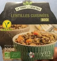 Sucre et nutriments contenus dans La toque vegetale